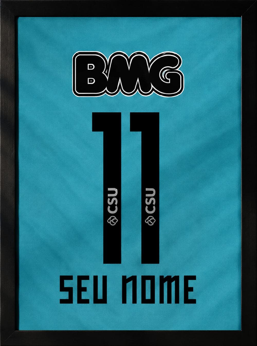 Quadro de camisa personalizada - costas